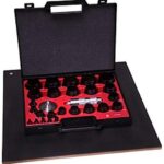 Allpax AX1302 Hollow Punch Kit, 27-piece, Knurled Grip Type, Steel