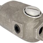 Dixon PL400 Aluminum Air Fitting, In-Line Lubricator, 3/4" NPT, 70 SCFM, 200 PSI, 3.7 ozs Oil Capacity