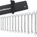 22 Pc. 12 Pt. Combination Wrench Set, Long Pattern, Metric - 81916 GEARWRENCH