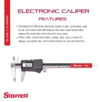 Stainless Steel Electronic Slide Caliper - 0-6" Range, .0005" Resolution, LCD Display, Fine Adjustment Thumb Wheel, in/mm Conversion - Image 2