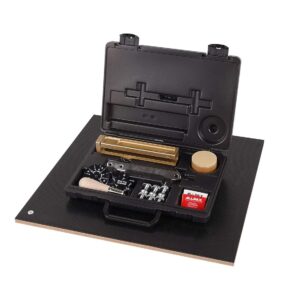 Allpax Heavy-Duty Standard Gasket Cutter Kit 0 to 25" Diameter, Premium Brass Cutter Block and Board, Steel Extension Bars and Rugged Storage Case
